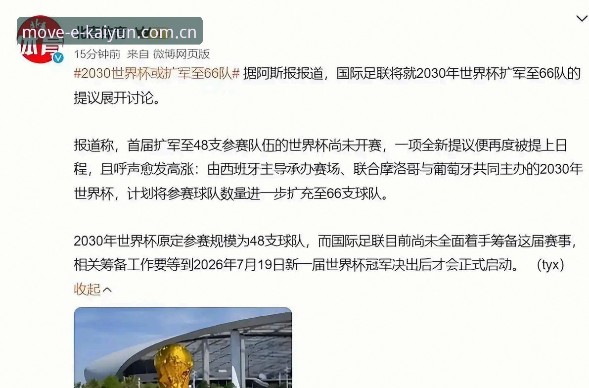 kaiyun体育最新版本安全吗 世界杯扩军66队的3大关键影响:中国男足迎来历史性机遇